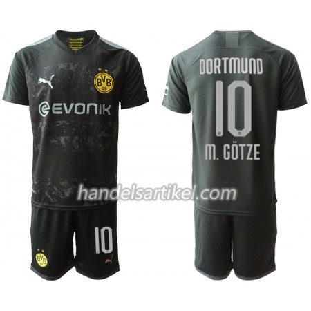 Borussia Dortmund M. GOTZE 10 Kinder Auswärts Trikotsatz 2019/20 Kurzarm (+ Kurze Hosen)